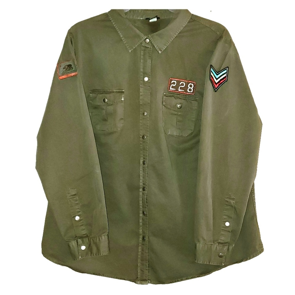 Torrid Snap Buttoned-Button Down - 1